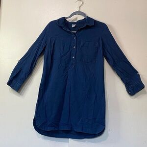 Old Navy Blue Shirt Dress